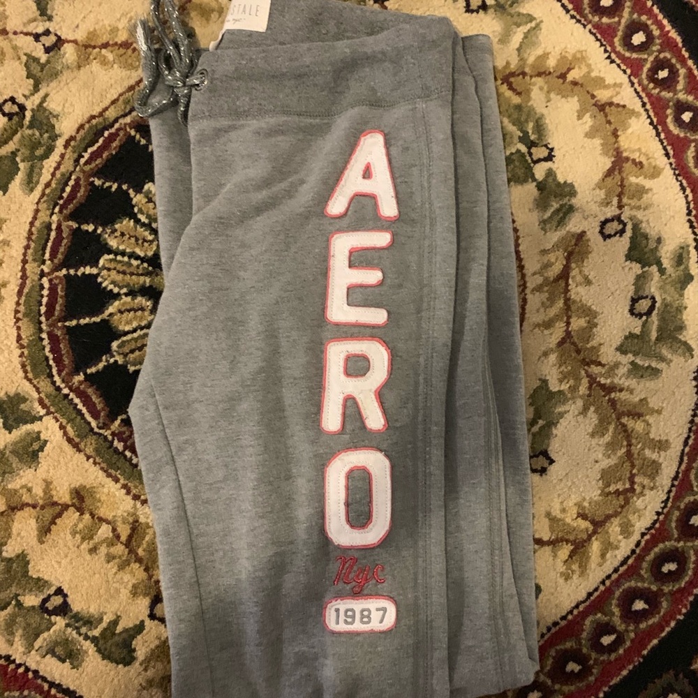 Grey Aeropostale sweatpants !